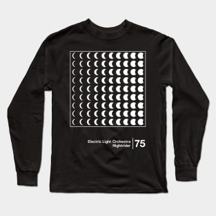 Nightrider - Minimalist Graphic Artwork Design Long Sleeve T-Shirt